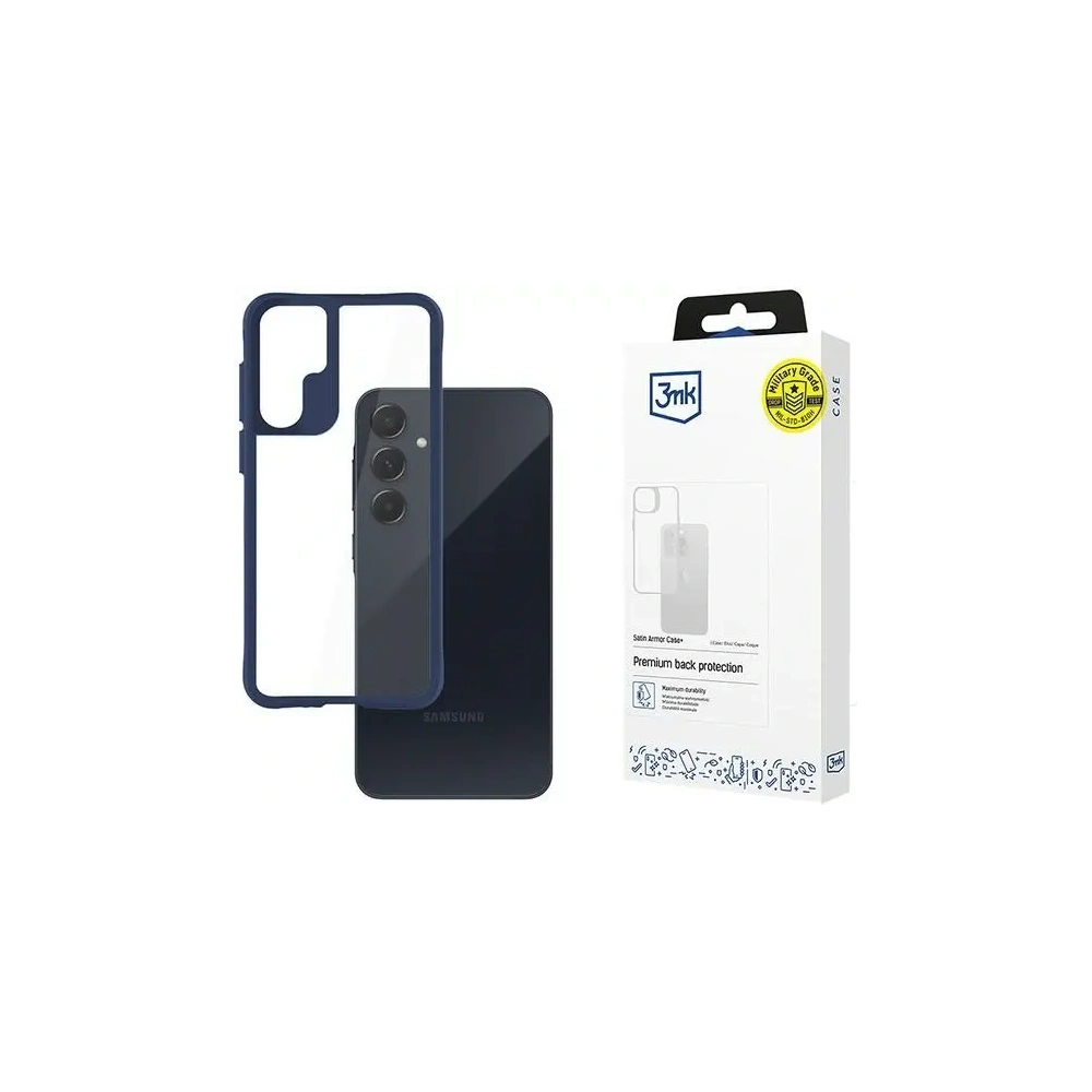 Hurtownia GSM - 3MK Selyemfényű védőtok+ Samsung Galaxy A55 5G kék - 3MK15655 - {ean13} - Hurt