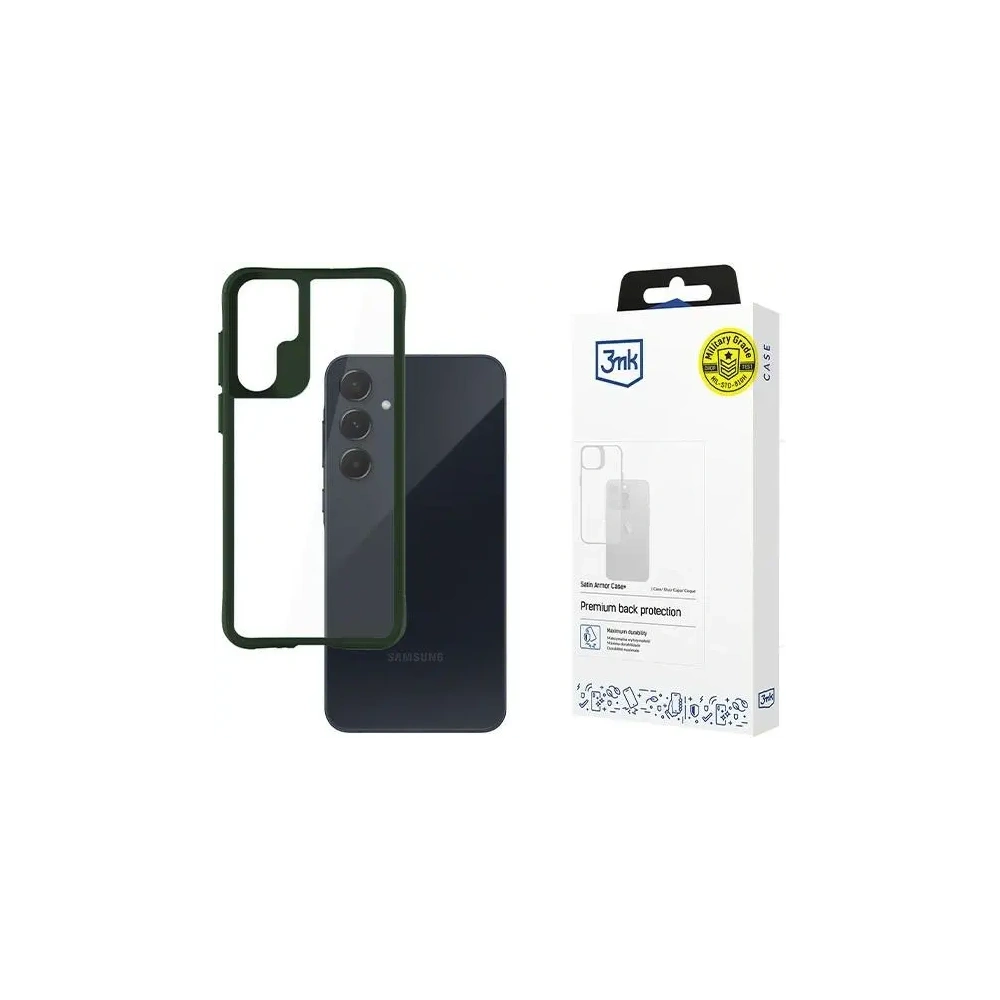 Hurtownia GSM - 3MK Satin Armor Case+ Samsung Galaxy A55 5G zelená - 3MK15656 - {ean13} - Hurt