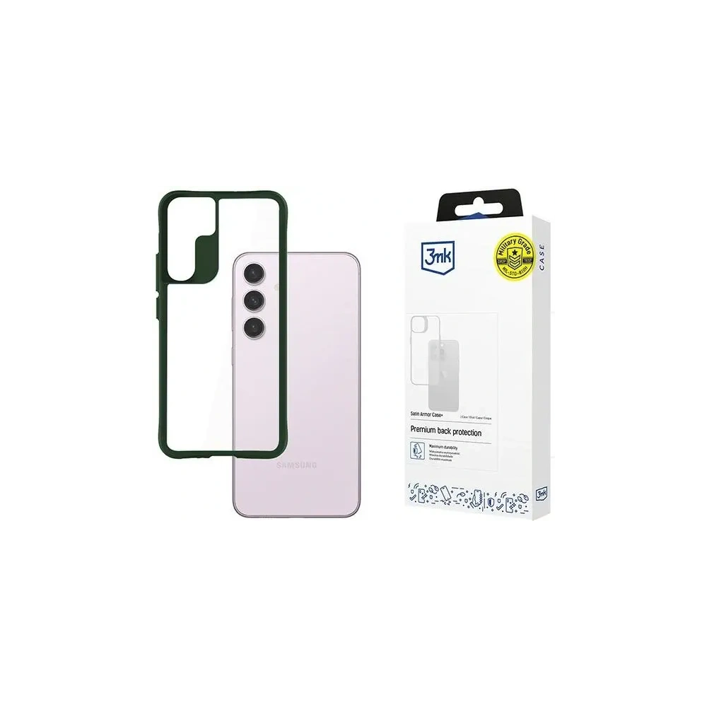 Hurtownia GSM - Etui 3MK Satin Armor Case+ Samsung Galaxy S24 zielony/green - 3MK15662 - {ean13} - Hurt