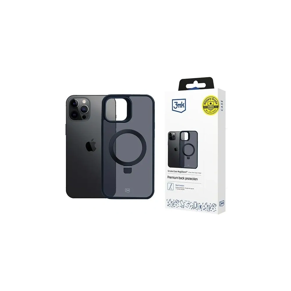 Hurtownia GSM - 3MK Kouřový obal Apple iPhone 12 Pro Max MagSafe & stojan - 3MK15663 - {ean13} - Hurt