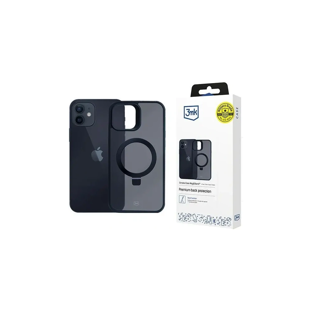 Hurtownia GSM - 3MK Smoke Case Apple iPhone 12 / 12 Pro MagSafe & Stand - 3MK15664 - {ean13} - Hurt