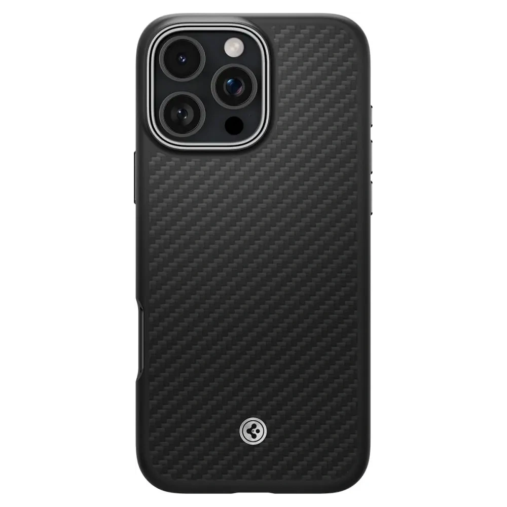 Hurtownia GSM - Spigen Enzo Aramid Mag MagSafe Apple iPhone 16 Pro Max Negru/silver - SPN16481 - {ean13} - Hurt