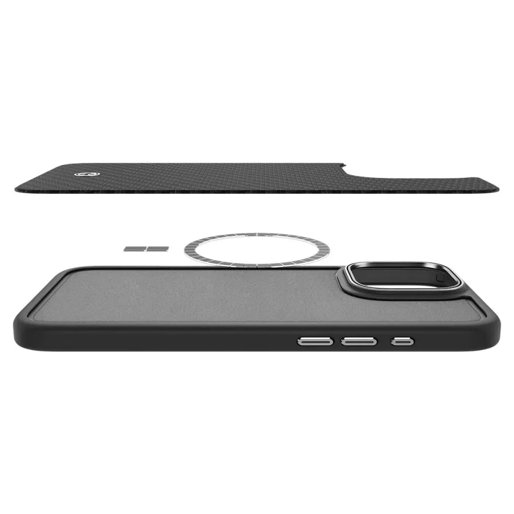 Hurtownia GSM - Spigen Enzo Aramid Mag MagSafe Apple iPhone 16 Pro Max Negru/silver - SPN16481 - {ean13} - Hurt