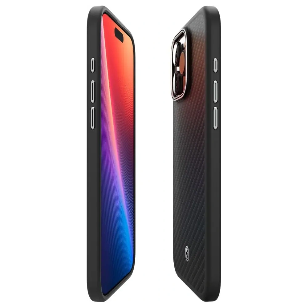 Hurtownia GSM - Etui Spigen Enzo Aramid Mag MagSafe Apple iPhone 16 Pro Černá/stříbrná - SPN16482 - {ean13} - Hurt
