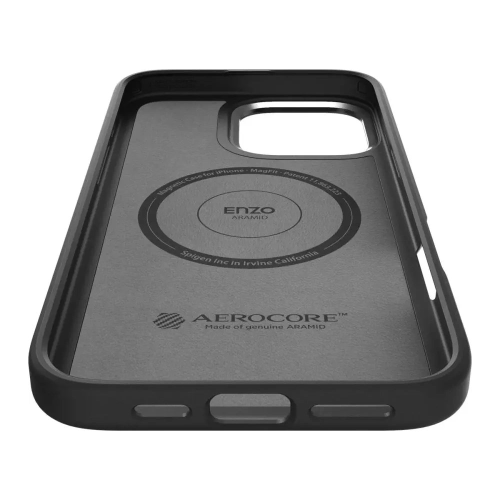 Hurtownia GSM - Etui Spigen Enzo Aramid Mag MagSafe Apple iPhone 16 Pro Black/silver - SPN16482 - {ean13} - Hurt