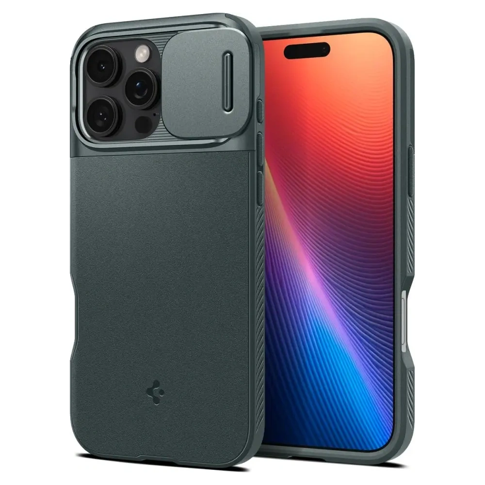 Hurtownia GSM - Spigen Optik Armor Mag MagSafe Apple iPhone 16 Pro Abyss Green - SPN16483 - {ean13} - Hurt