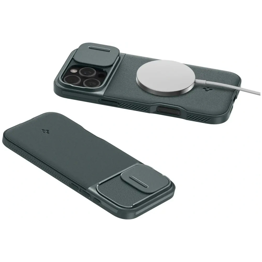 Hurtownia GSM - Spigen Optik Armor Mag MagSafe Apple iPhone 16 Pro Abyss Green - SPN16483 - {ean13} - Hurt