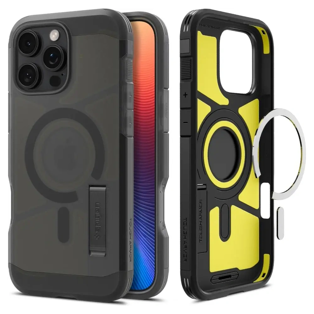 Hurtownia GSM - Spigen Tough Armor Mag MagSafe Apple iPhone 16 Pro Max Frost Black - SPN16485 - {ean13} - Hurt