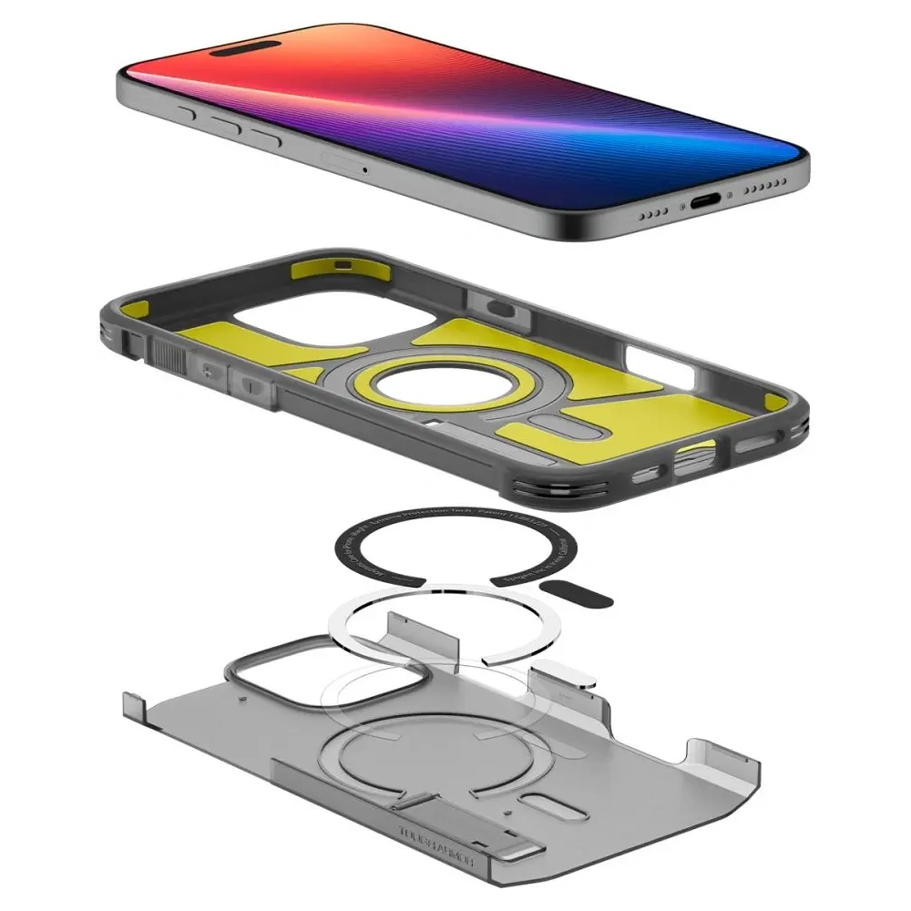 Hurtownia GSM - Spigen Tough Armor Mag MagSafe Apple iPhone 16 Pro Max Frost Black - SPN16485 - {ean13} - Hurt
