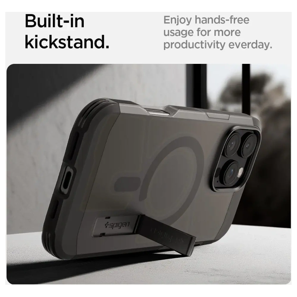 Hurtownia GSM - Spigen Tough Armor Mag MagSafe Apple iPhone 16 Pro Max Frost Black - SPN16485 - {ean13} - Hurt