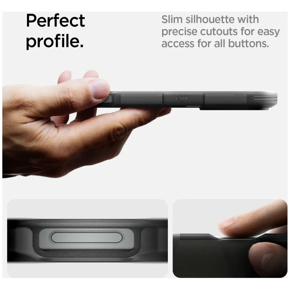 Hurtownia GSM - Spigen Tough Armor Mag MagSafe Apple iPhone 16 Pro Max Frost Black - SPN16485 - {ean13} - Hurt