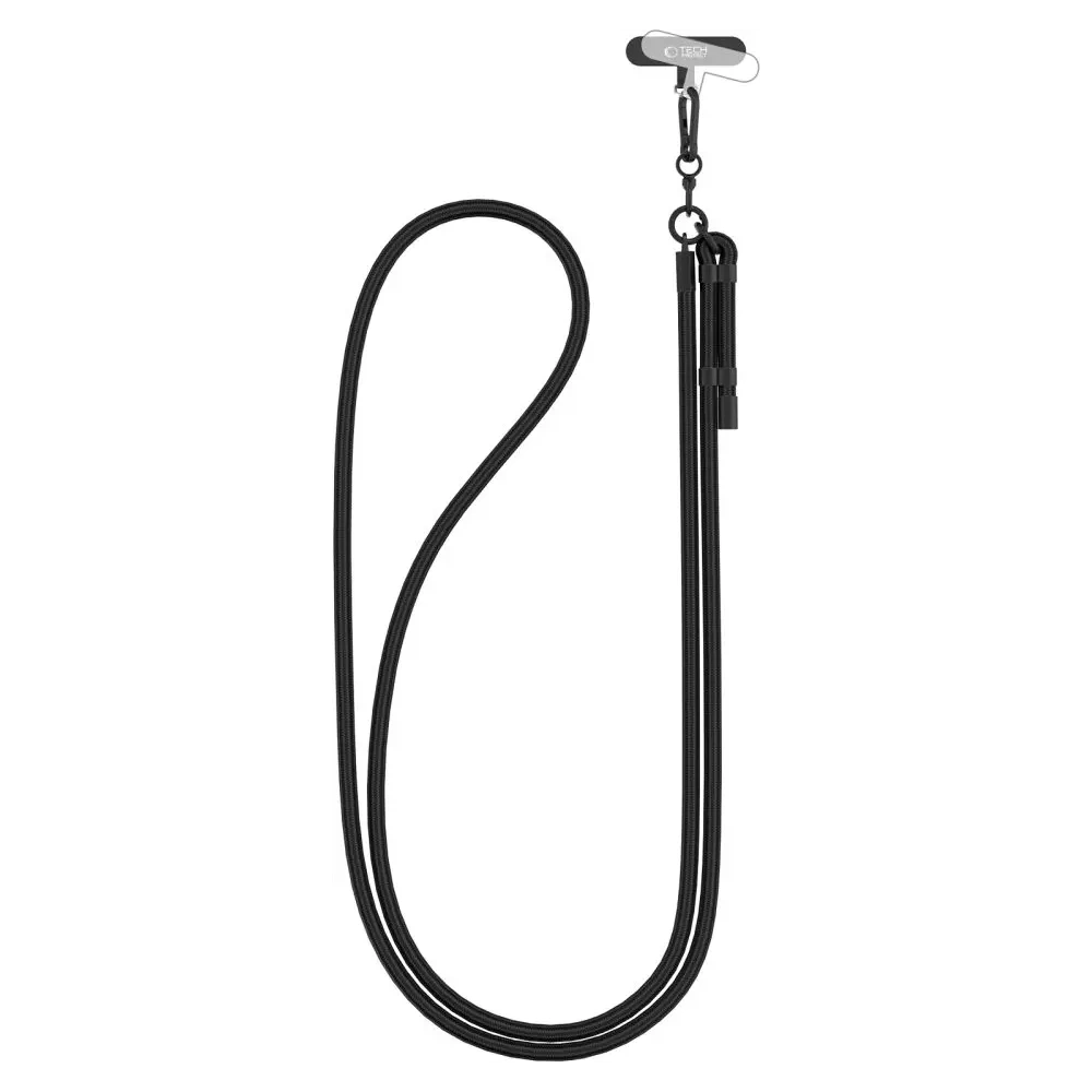Hurtownia GSM - Tech-Protect C1S Curea de umăr cu sfoară Negru/negru - THP3267 - {ean13} - Hurt