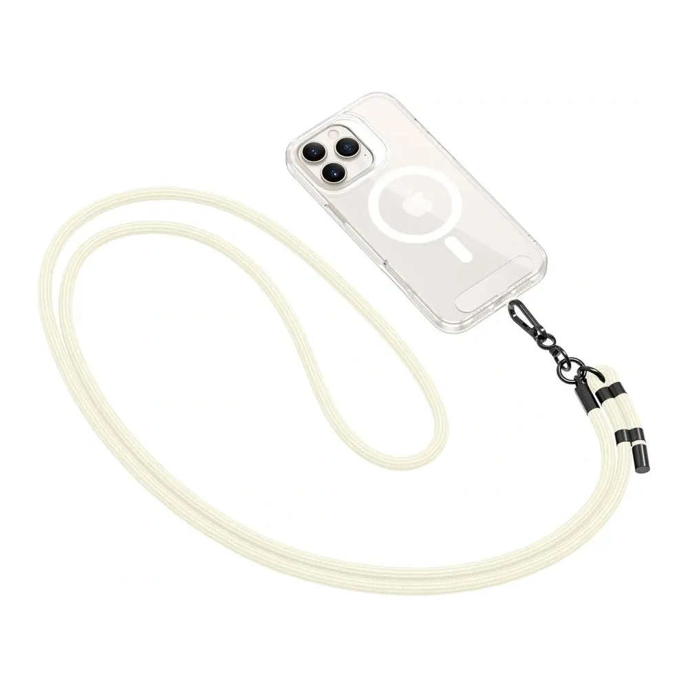 Hurtownia GSM - Smycz Tech-Protect C1S Rope Crossbody Strap Chalk/black - THP3268 - {ean13} - Hurt