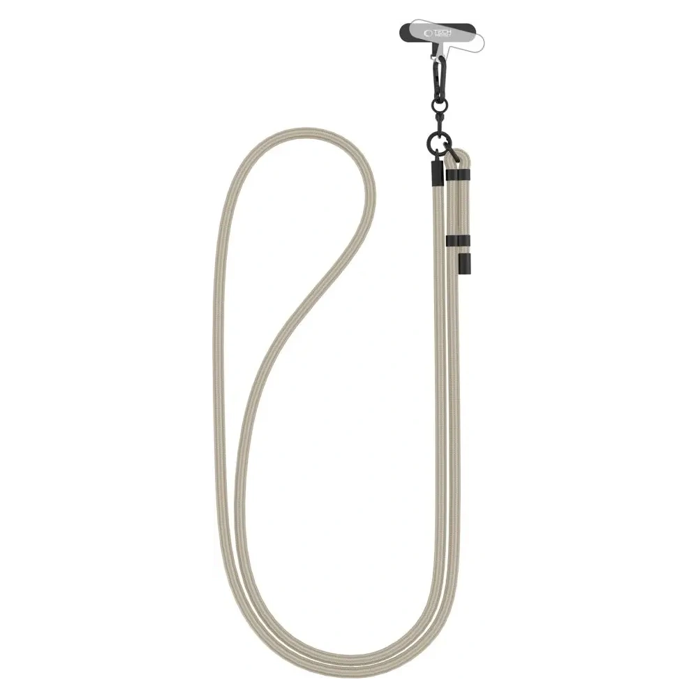 Hurtownia GSM - Tech-Protect C1S Kötél Crossbody Pánt Taupe/fekete - THP3269 - {ean13} - Hurt