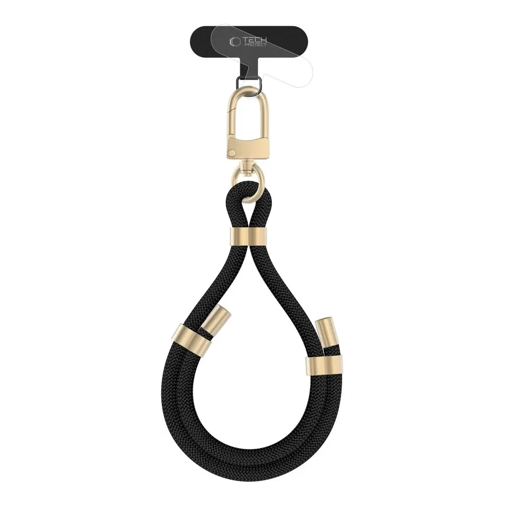 Wholesale Tech-Protect C4S Rope Wrist Strap Black/gold - THP3272 - {ean13} - Hurt