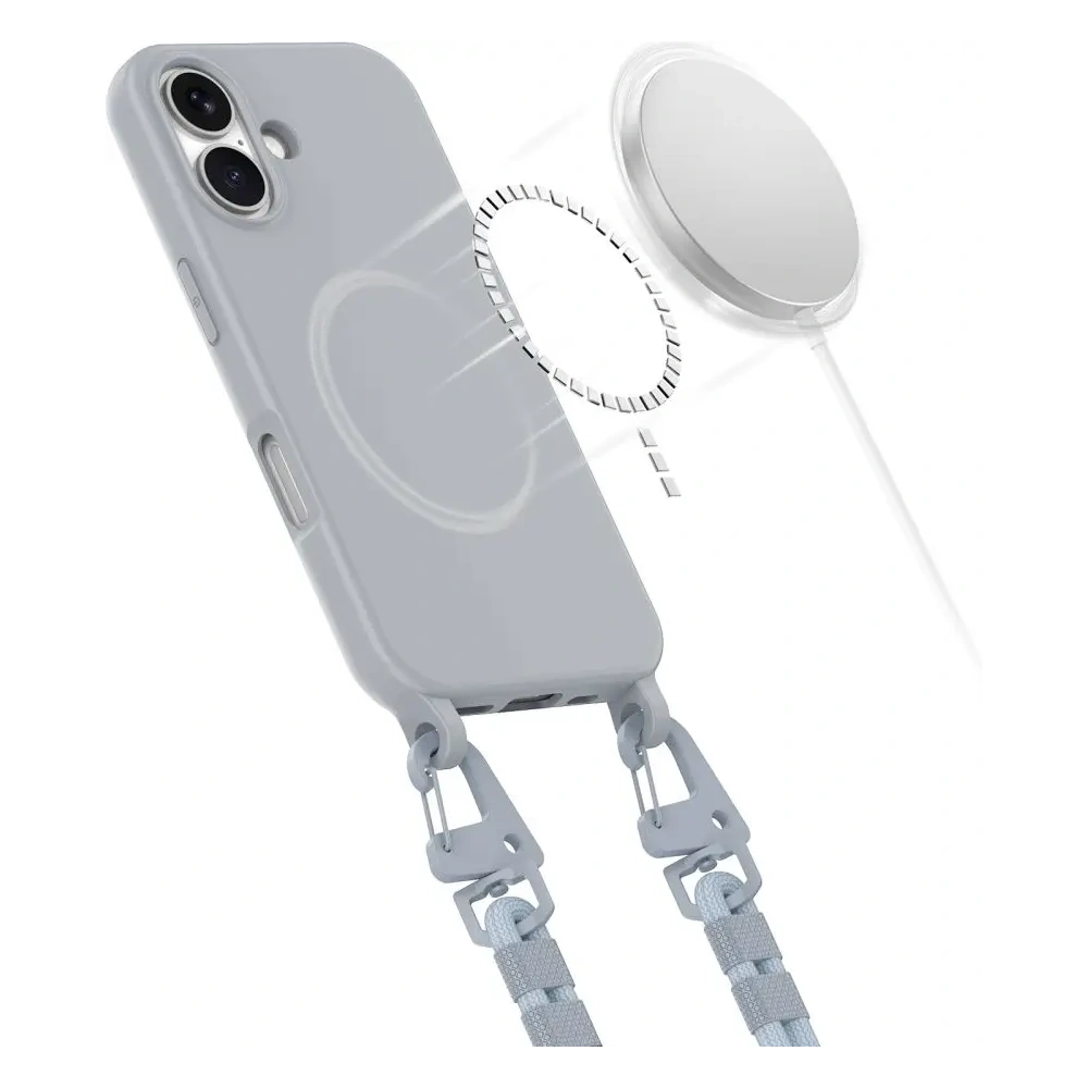 Wholesale Tech-Protect Magnecklace MagSafe Apple iPhone 16 Crayon Grey - THP3275 - {ean13} - Hurt