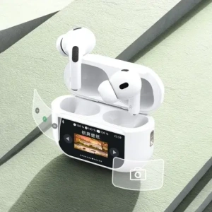 Wholesale TWS Dudao U19 Bluetooth 5.3 wireless in-ear headphones with LED display white - DDA351 - {ean13} - Hurt