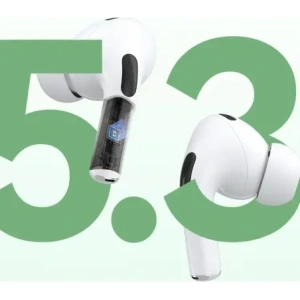Wholesale TWS Dudao U19 Bluetooth 5.3 wireless in-ear headphones with LED display white - DDA351 - {ean13} - Hurt