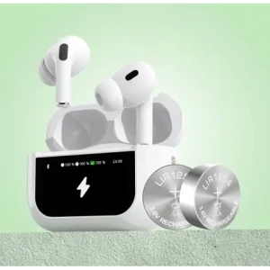 Wholesale TWS Dudao U19 Bluetooth 5.3 wireless in-ear headphones with LED display white - DDA351 - {ean13} - Hurt