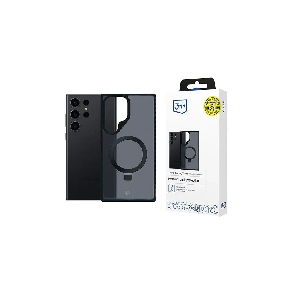 Hurtownia GSM - 3MK Carcasă de Fumat Samsung Galaxy S24 Ultra MagSafe & Suport - 3MK15678 - {ean13} - Hurt