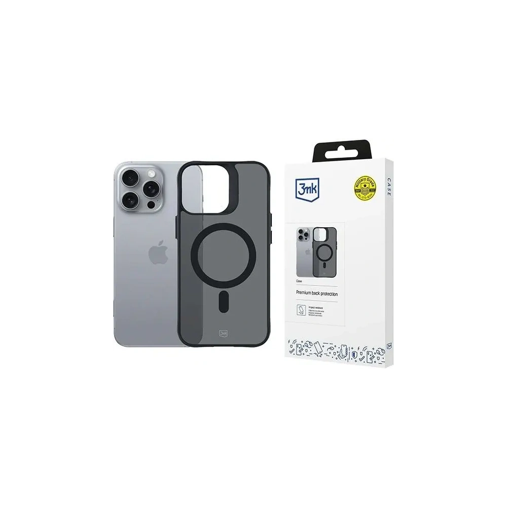 Hurtownia GSM - Etui 3MK Smoke MagCase Apple iPhone 16 Pro Max - 3MK15683 - {ean13} - Hurt
