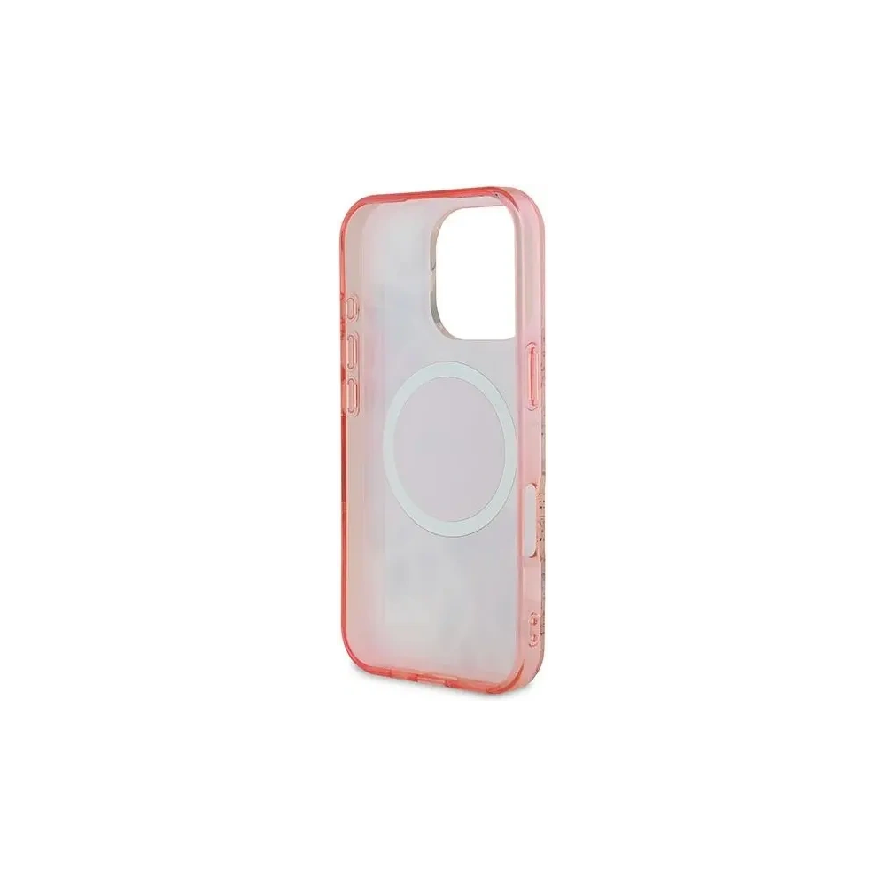Hurtownia GSM - Guess GUHMP16LHFWBDCEP Apple iPhone 16 Pro hardcase IML Floare & Cercul Tonal MagSafe roz - GUE3630 - {ean13} - Hurt