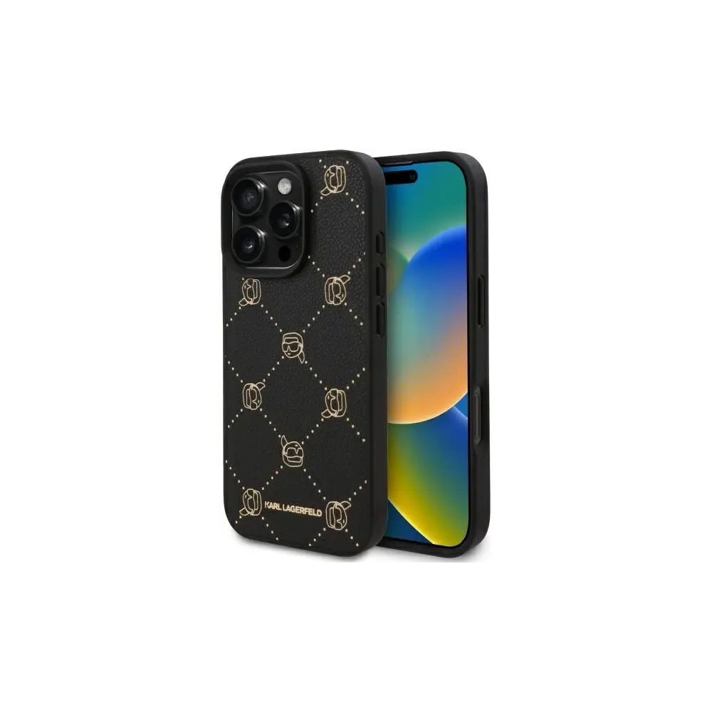 Wholesale Karl Lagerfeld KLHMP16LPGKHPHK Apple iPhone 16 Pro MagSafe Karl Head black - KLD21732 - {ean13} - Hurt