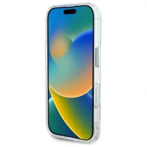 Karl Lagerfeld KLHMP16MHLSKIH Apple iPhone 16 Plus Hardcase IML Metall Karl Kopf MagSafe weiß
