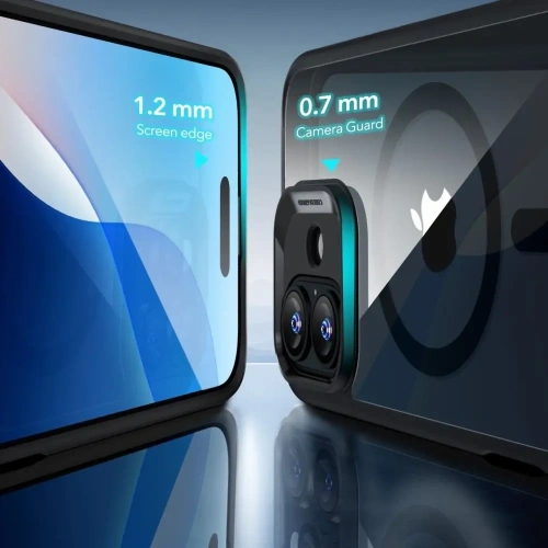 Zestaw ESR Classic Hybrid Halolock MagSafe & Tempered Glass Apple iPhone 16 Clear/black