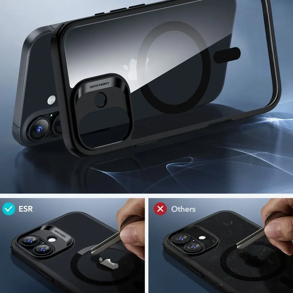 Hurtownia GSM - ESR Classic Hybrid Halolock MagSafe & Sticlă Temperată Apple iPhone 16 Clar/negru - ESR849 - {ean13} - Hurt