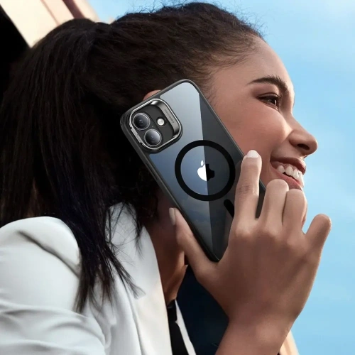 Zestaw ESR Classic Hybrid Kickstand Halolock MagSafe & Tempered Glass Apple iPhone 16 Clear/black