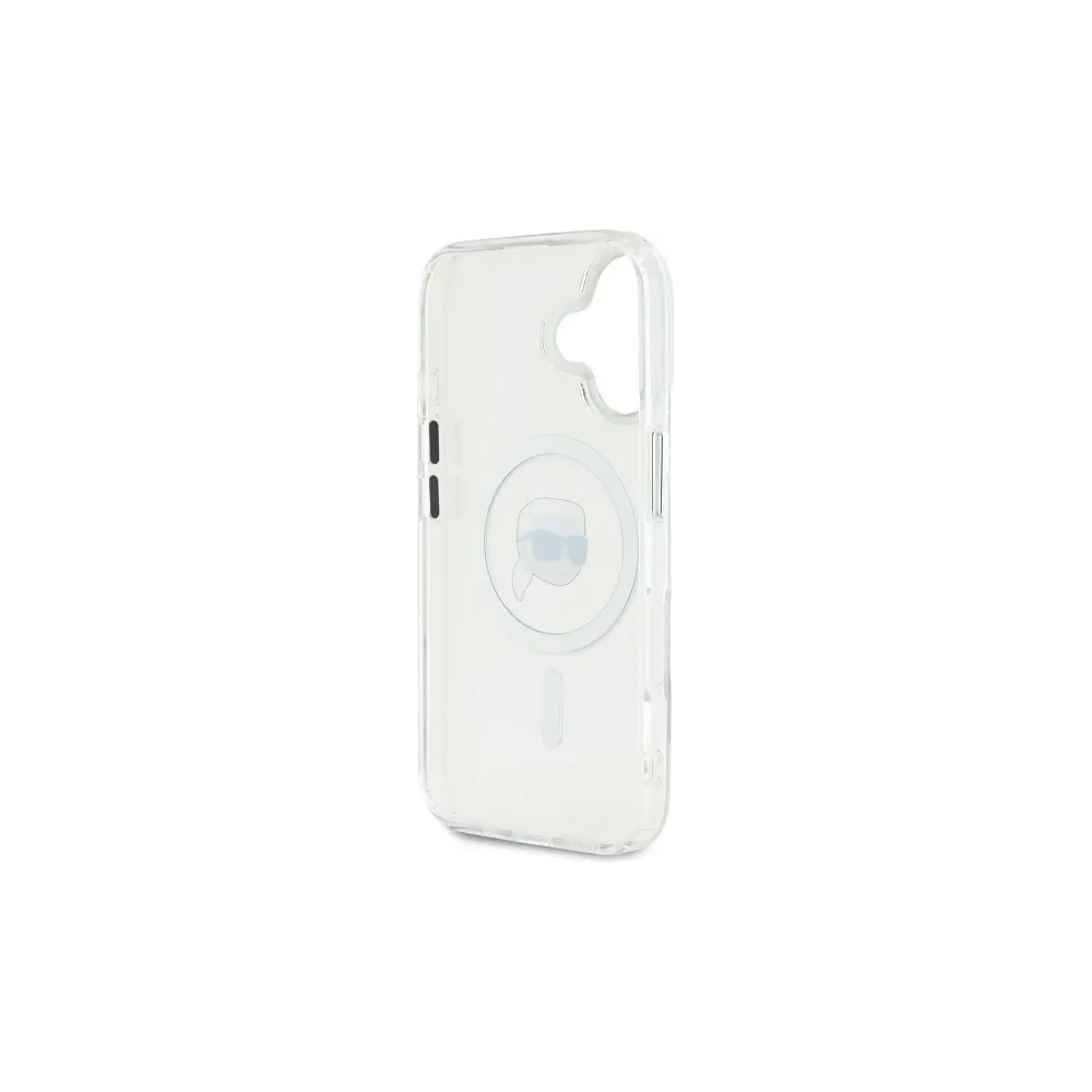 Hurtownia GSM - Karl Lagerfeld KLHMP16SHLSKIH Apple iPhone 16 Hartschale IML Metall Karl Kopf MagSafe weiß - KLD21734 - {ean13} - Hurt