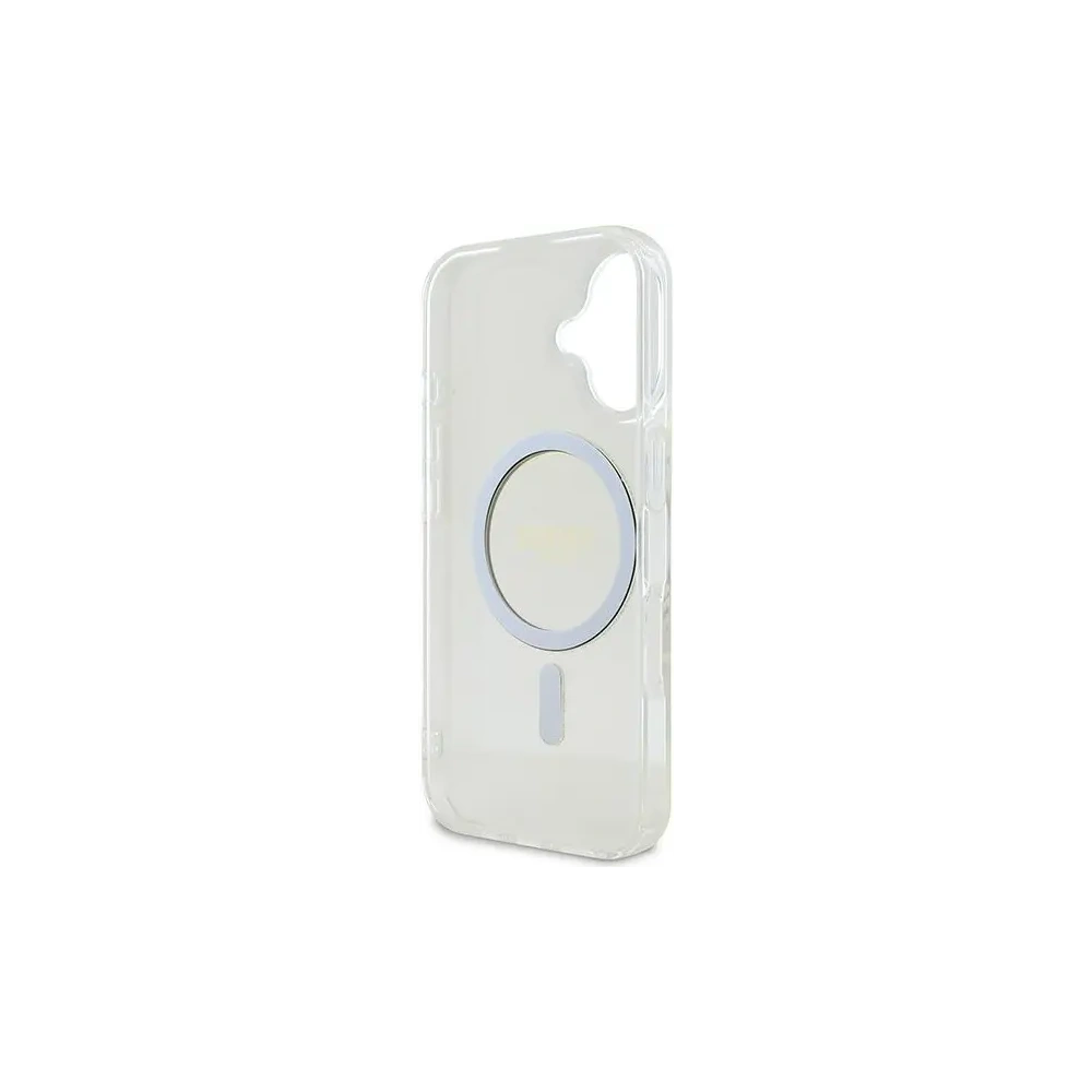 Hurtownia GSM - Guess GUHMP16SHFGERET Apple iPhone 16 kemény tok IML Glitter Circle MagSafe átlátszó - GUE3633 - {ean13} - Hurt