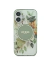 Hurtownia GSM - Guess GUHMP16SHFWBDCEN Apple iPhone 16 husa rigida IML Floare & Cercul Tonal MagSafe verde - GUE3634 - {ean13} - Hurt
