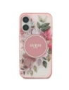 Hurtownia GSM - Guess GUHMP16SHFWBDCEP Apple iPhone 16 hardcase IML Floare & Cerc Tonal MagSafe roz - GUE3635 - {ean13} - Hurt