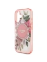 Hurtownia GSM - Guess GUHMP16SHFWBDCEP Apple iPhone 16 hardcase IML Floare & Cerc Tonal MagSafe roz - GUE3635 - {ean13} - Hurt