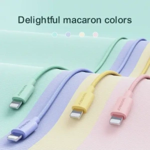 Hurtownia GSM - Joyroom Cablu de date colorat S-2030M13 USB-A / Lightning 2.4A 2m roz - JYR1028 - {ean13} - Hurt