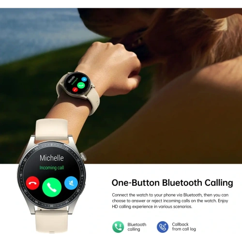 Smartwatch Joyroom Classic Series JR-FC2 IP68 złoty