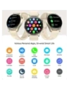 Hurtownia GSM - Smartwatch Joyroom Classic Series JR-FC2 IP68 zlatý - JYR1030 - {ean13} - Hurt