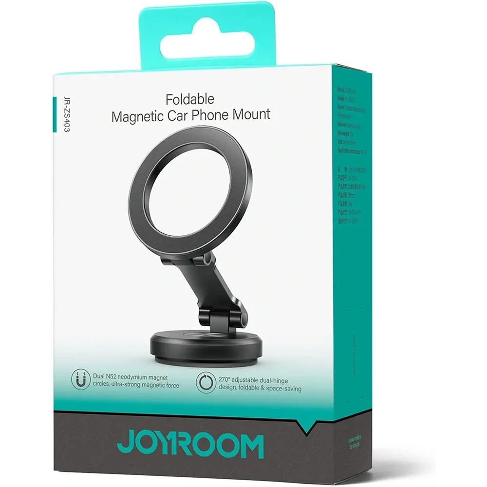 Wholesale Joyroom JR-ZS403 magnetic car dash mount black - JYR1031 - {ean13} - Hurt