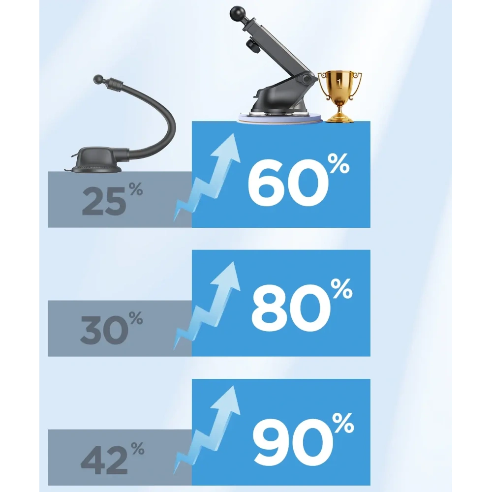 Wholesale Joyroom JR-ZS219 car dashboard mount with 15W inductive charger black - JYR1037 - {ean13} - Hurt