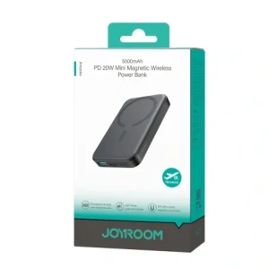 Hurtownia GSM - Joyroom JR-W020 Mini 5000mAh 20W USB-A USB-C MagSafe fekete + USB-C / USB-C kábel - JYR1039 - {ean13} - Hurt