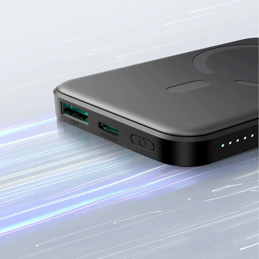 Hurtownia GSM - Joyroom JR-W020 Mini 5000mAh 20W USB-A USB-C MagSafe fekete + USB-C / USB-C kábel - JYR1039 - {ean13} - Hurt