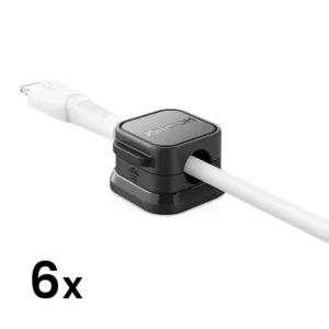 Wholesale Joyroom cable organiser JR-ZS368 magnetic black (6 pcs.) - JYR1040 - {ean13} - Hurt