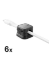 Joyroom cable organiser JR-ZS368 magnetic black (6 pcs.)