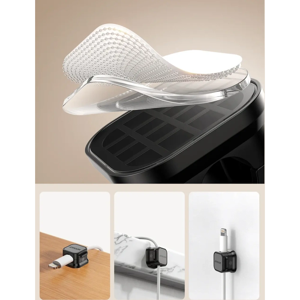 Hurtownia GSM - Joyroom organizator de cablu JR-ZS368 magnetic negru (6 buc.) - JYR1040 - {ean13} - Hurt