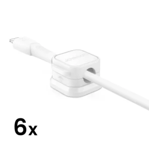 Hurtownia GSM - Joyroom kábel rendező JR-ZS368 mágneses fehér (6 db.) - JYR1041 - {ean13} - Hurt