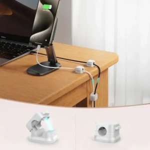 Wholesale Joyroom cable organiser JR-ZS368 magnetic white (6 pcs.) - JYR1041 - {ean13} - Hurt