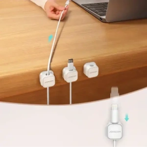 Wholesale Joyroom cable organiser JR-ZS368 magnetic white (6 pcs.) - JYR1041 - {ean13} - Hurt