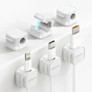 Wholesale Joyroom cable organiser JR-ZS368 magnetic white (6 pcs.) - JYR1041 - {ean13} - Hurt